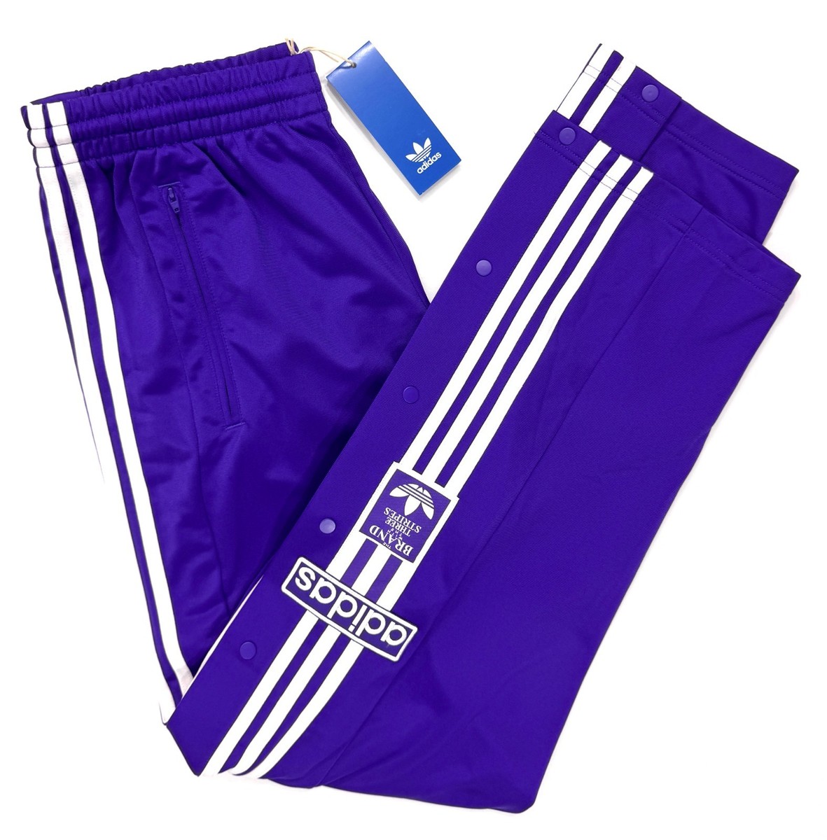 Adidas Originals Adibreak Pants Breakaway Purple White Patch Logo