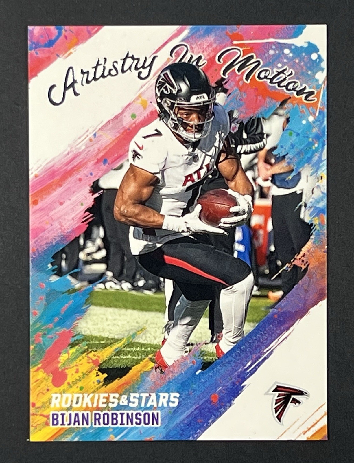 2025 Panini Rookies & Stars #1 Bijan Robinson Artistry in Motion