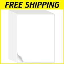 Matte White Paper for Laser Printers - 500 Labels