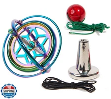 Joytech Precision Gyroscope Kill Time Metal Anti-Gravity Spinner Balance Toy 