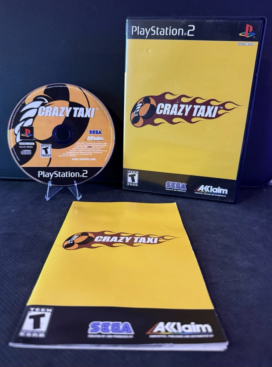 CRAZY TAXI PLAYSTATION 2 SONY PS2 EN BOITE NTSC U/C