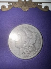 1882 Morgan Silver Dollar US Postal Commemorative with Stamps San Francisco