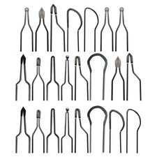 69 PCS Professional Silver Pyrography Replacement Wire Tips Wood Burning Kit