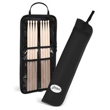 Drum Stick Bag Percussion Music Drum Accessories Case with Hook, Card Holder,...