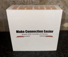Wireless HDMI Transmitter and Receiver, Plug  Play Portable 2.4G/5G Wireless HD