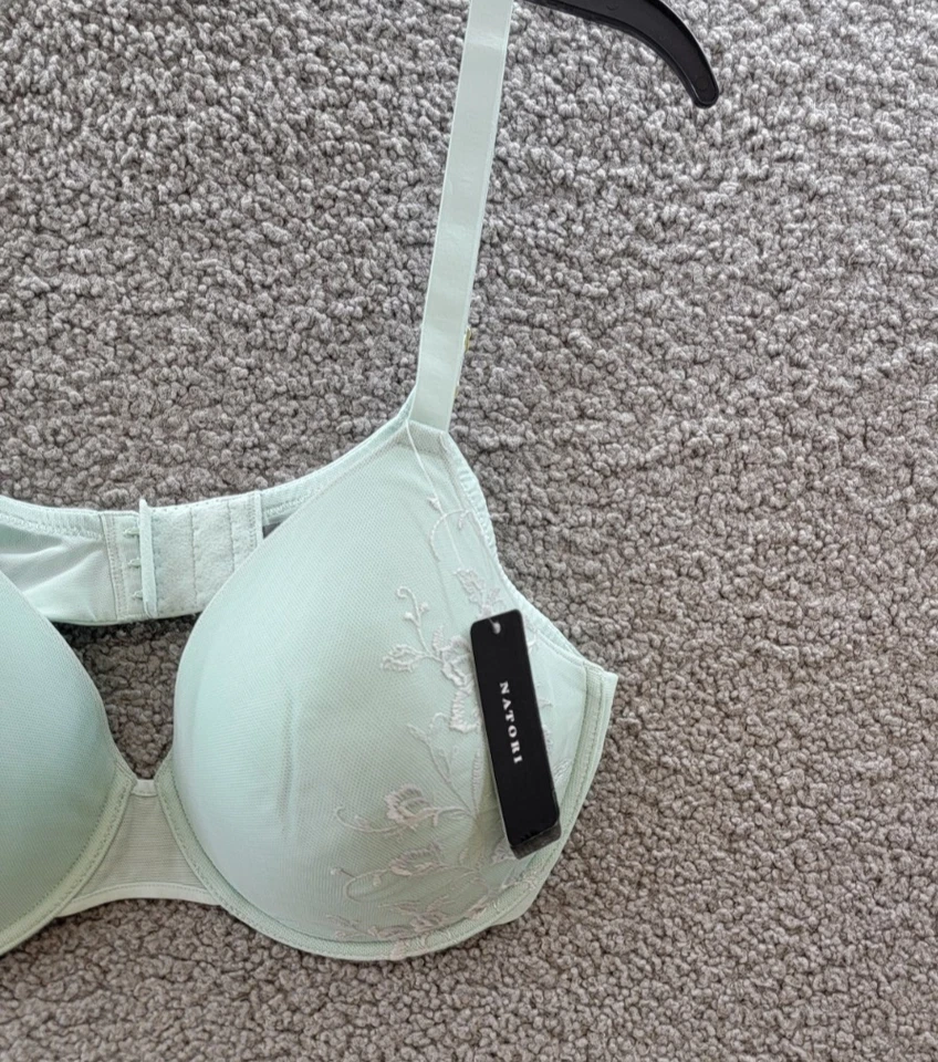 Sujetador con aros Natori Flawless Contour para mujer 38D mañana rocío/visón gancho y barra Foto 4 de 4