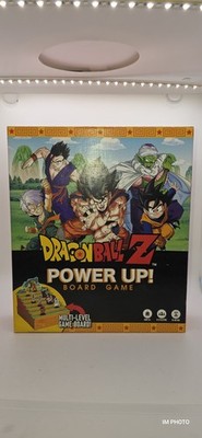 Dragon Ball Z Power Up Board Game w Multi-Level Game Board Dragonball Z Ages 8+