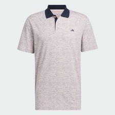 New Men's Adidas Golf Go To Print Polo - Choose Size & Color!