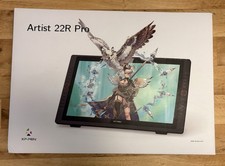 XP-Pen Artist 22R Pro Grafiktablett, Displaytablet, Batterieloser Stift, schwarz