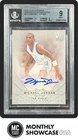 MICHAEL JORDAN BGS 9 2012-13 UPPER DECK SP AUTHENTIC #CC-13 CANVAS COLL 10 AUTO