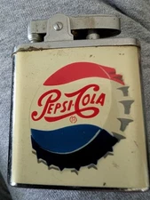 Chrome & Enamel Pepsi Cola Musical Lighter