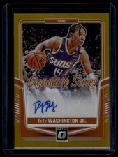 2024-25 Donruss Optic #SS-TYW TyTy Washington Jr. Signature Series Gold #/10