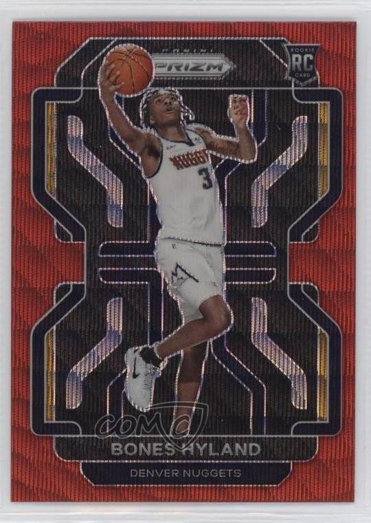 2021-22 Panini Prizm Ruby Wave Prizm Bones Hyland #302 11es