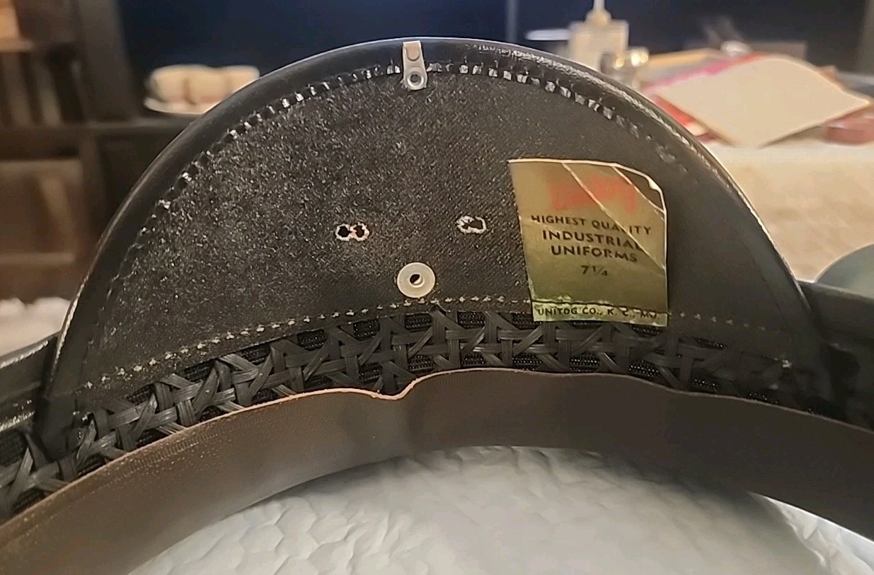 Rare Vintage Cities Service Gas Station Attendant 7 1/4" Sized Hat Unitog Brand