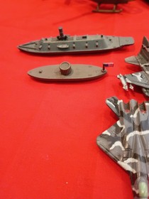 Vintage LGTI 1993 Micro Machines Military Tanks Aircraft Vehicles Boats 23 Pcs