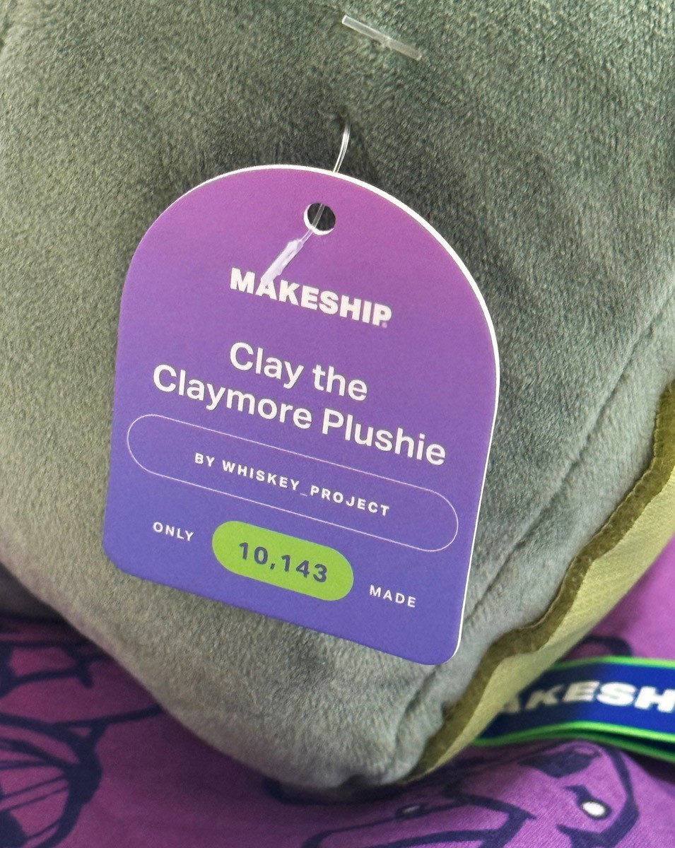 Makeship Clay the Claymore Plush Whiskey_Project Tactical Mine