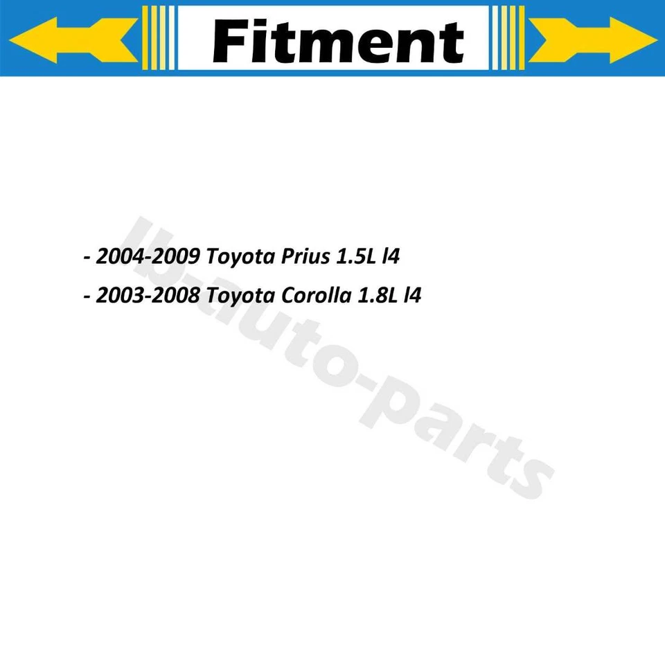 Juego de 2x mangueras de freno delanteras para Toyota Prius 2004-2009 Toyota Corolla 2003-2008 Foto 2 de 4