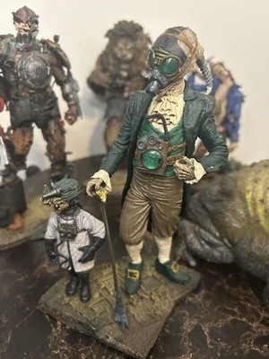 2003 McFarlane Twisted Land of Oz The Wizard Lion Scarecrow Tin