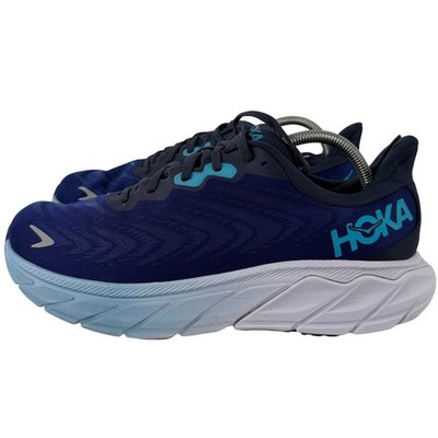Hoka Arahi 6 Mens Running Shoes Blue Teal Stability Sneakers 10D