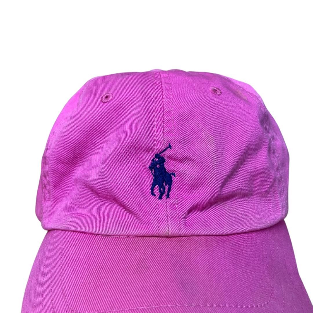 POLO Ralph Lauren berretto rosa logo pony ricamo