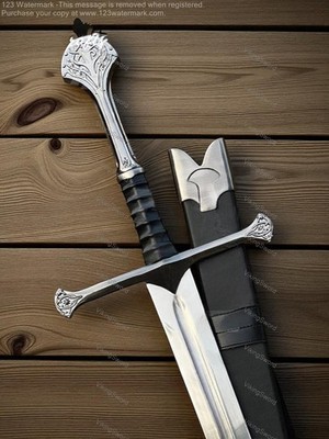 Narsil Aragorn Sword Anduril King Elendil Premium  Hobbit Battle w Scabbard Him