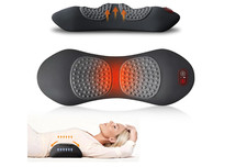 3 In 1 Electric Lumbar Support Pillow Smooth Spine Triple Fusion Back Massager