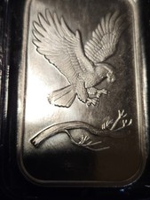 Beautiful Older 1oz .999 Silvertowne Eagle Ingot - Mint Sealed