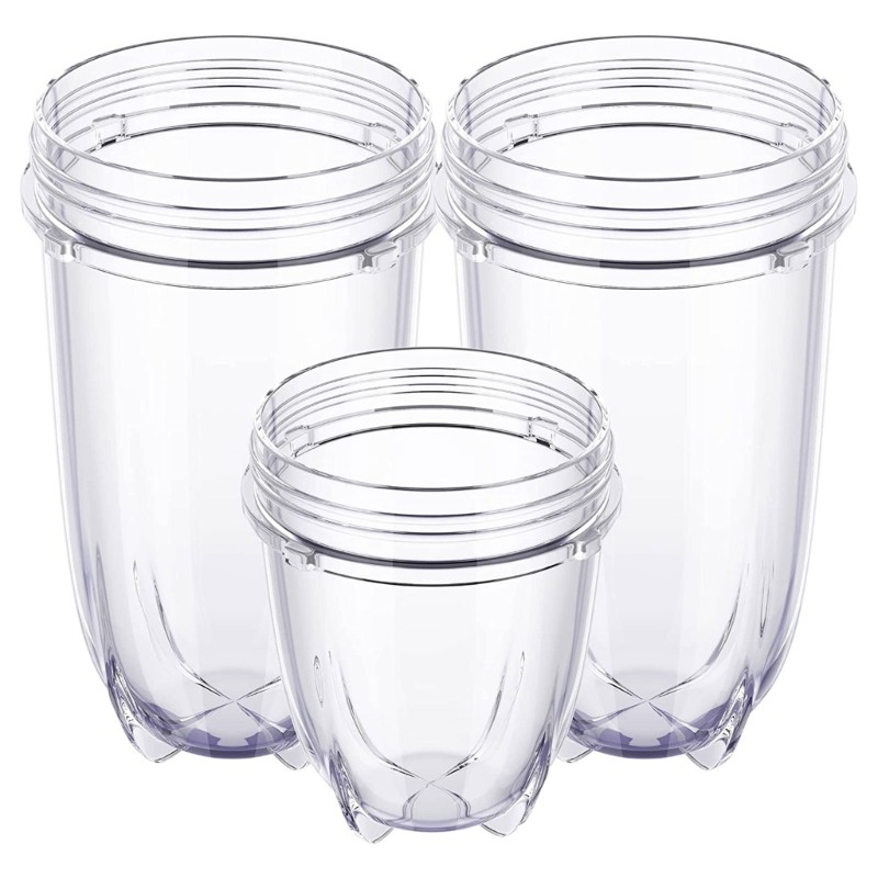 Blender Cups Replacement 16 ounce Cup 12 ounce Short Cup for