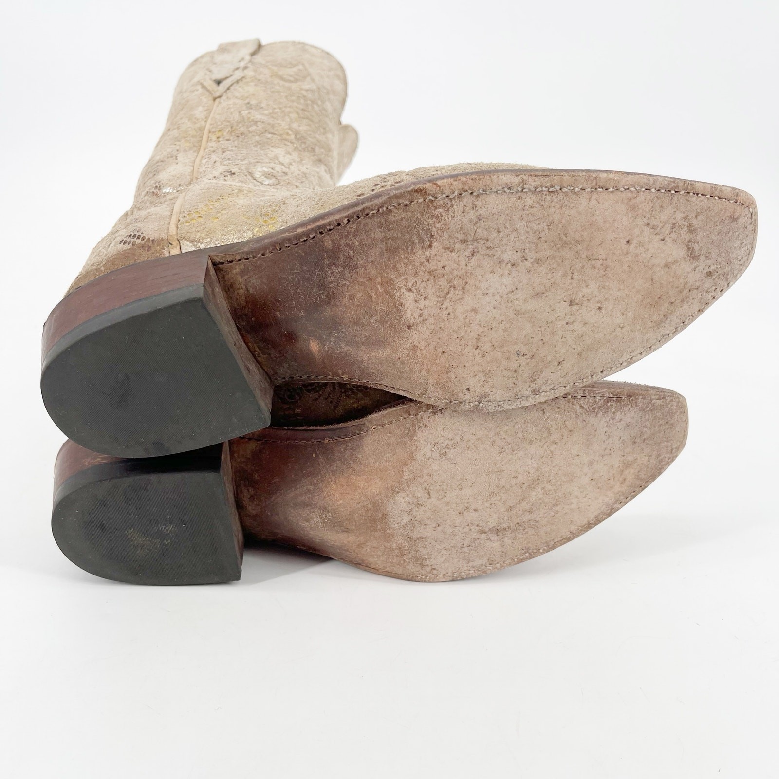 Lucchese Women’s 7 Stone Metallic Python Print Su… - image 10