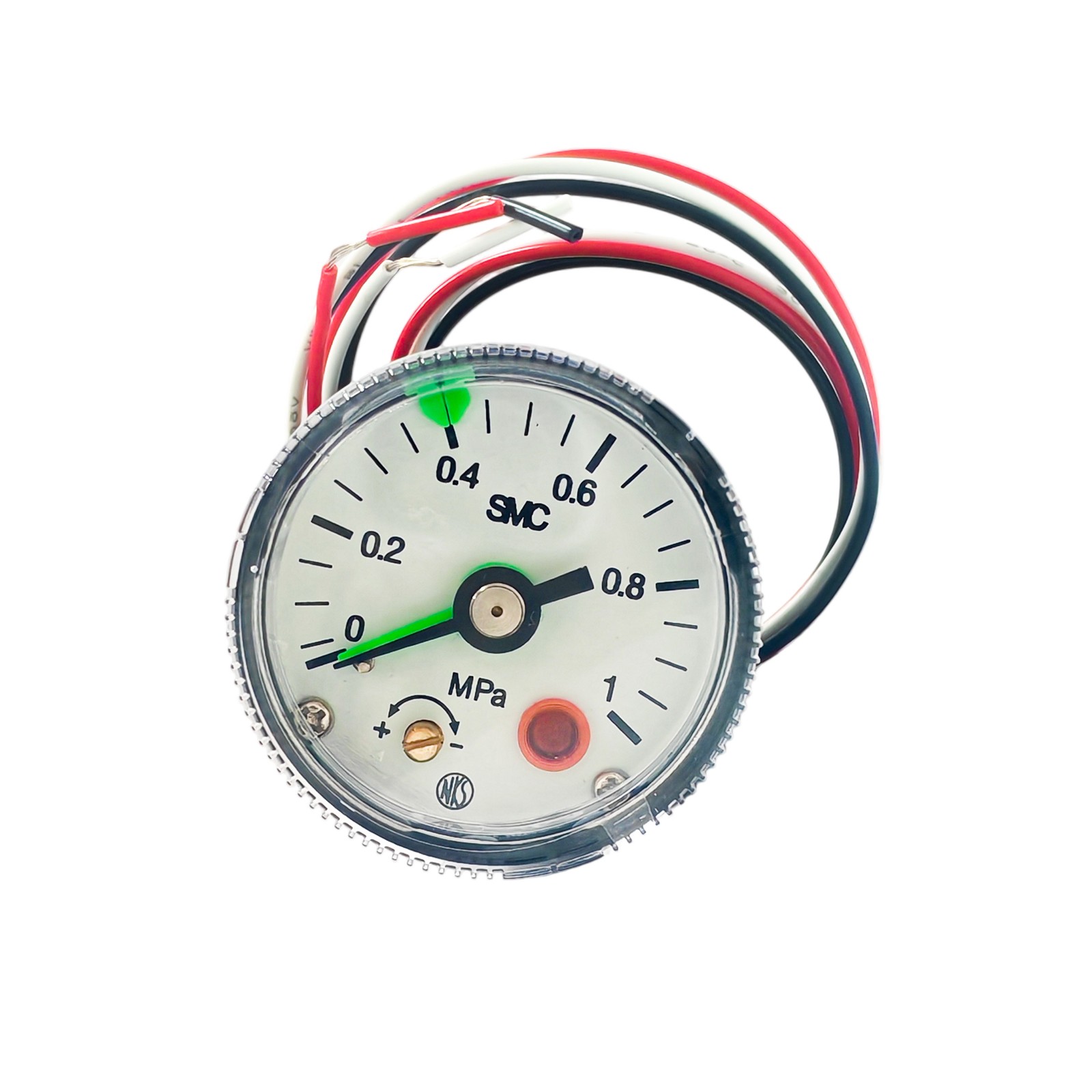 SMC GP46-10-01 Pressure Gauge with Switch New