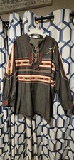 Native American Ribbon Shirt Bear, Eagle Custom Handcrafted Cherokee Denim