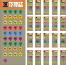 20 Rifle Scope Turret Sticker Sheets- Scope Dope Stickers for Long Range Shootin