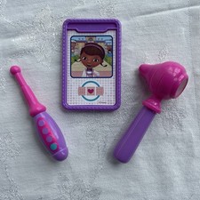 Doc McStuffins Medical Accessories Tools Otoscope Thermometer Doctors Badge Lot
