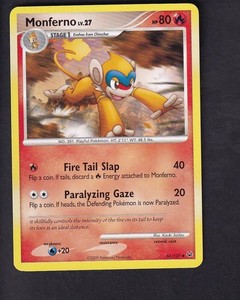 Monferno 56/127 Uncommon Platinum Pokemon Near Mint