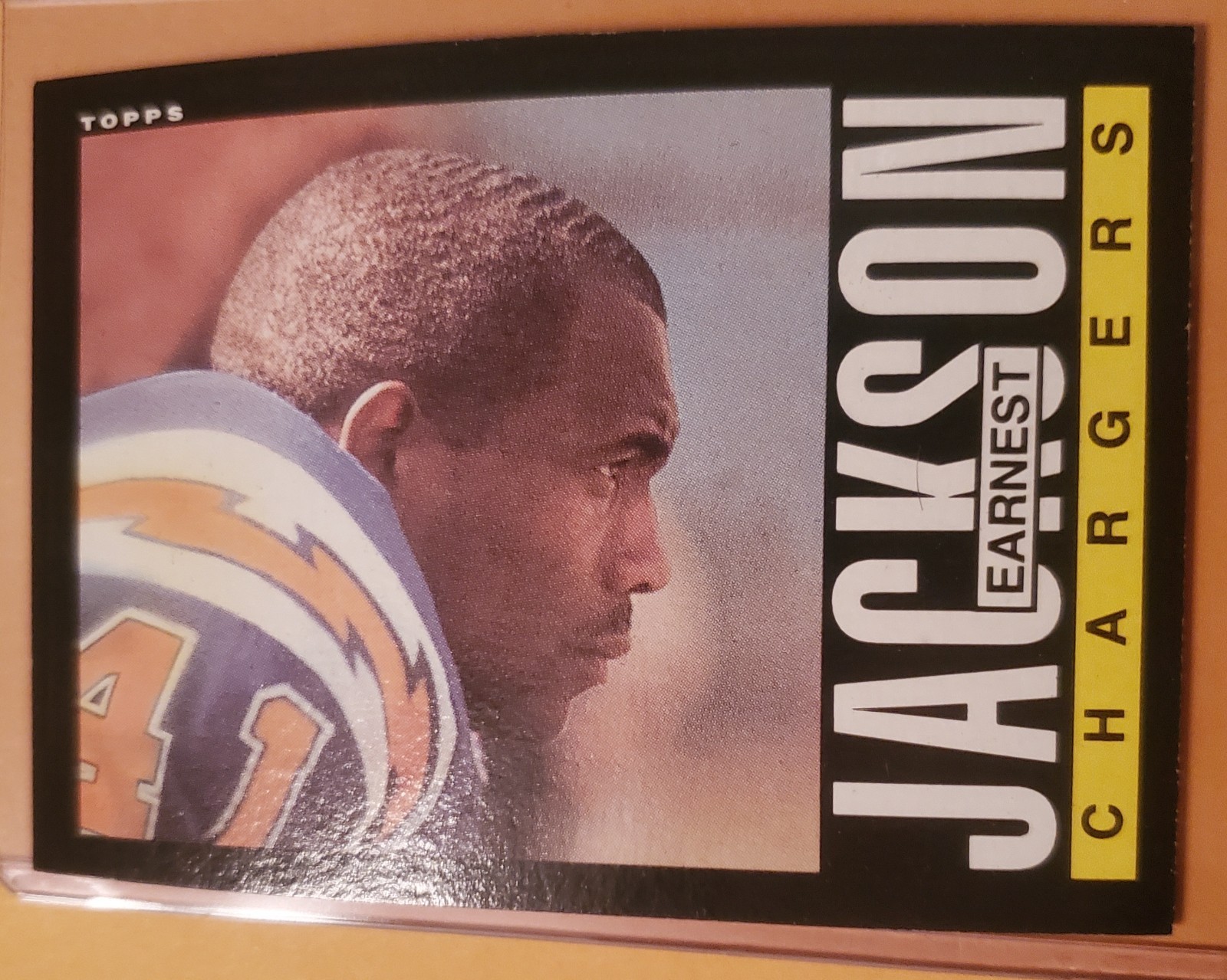 1985 Topps Earnest Jackson  Rookie  #375 San Diego Chargers