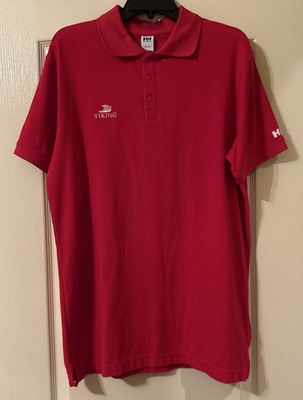 Viking Cruise LIne Helly Hansen Men's Polo Shirt Logo Size XL NWOT!