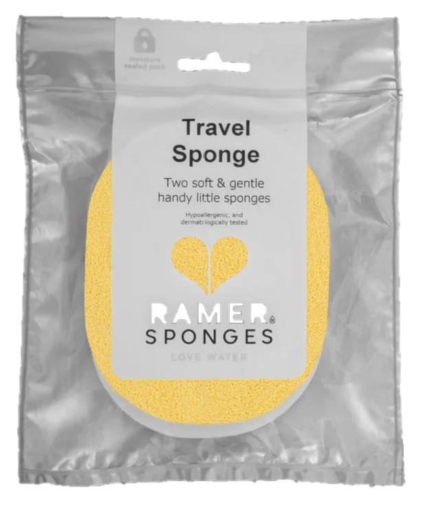 Ramer Travel Sponge - 2 Sponge Pack