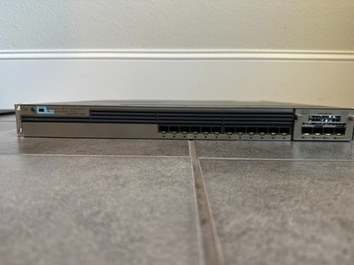 Cisco Catalyst WS-C3750X-12S-E | 12-Port SFP Fiber | IP Services | 10G Uplink
