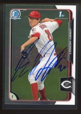 2015 Bowman Chrome JIMMY HERGET Signed Card autograph auto ANGELS REDS ROCKIES