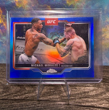 2025 Topps Chrome UFC Michael Morales Blue Refractor /150 