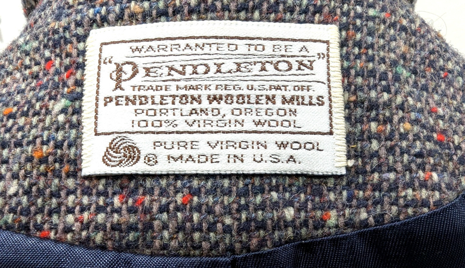 Vtg PENDLETON Blazer Jacket Elbow Patch EQUESTRIA… - image 14