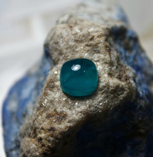 2.45 Crts Natural rare green Hauyne Gem from Badakshan - Picture 2 of 10