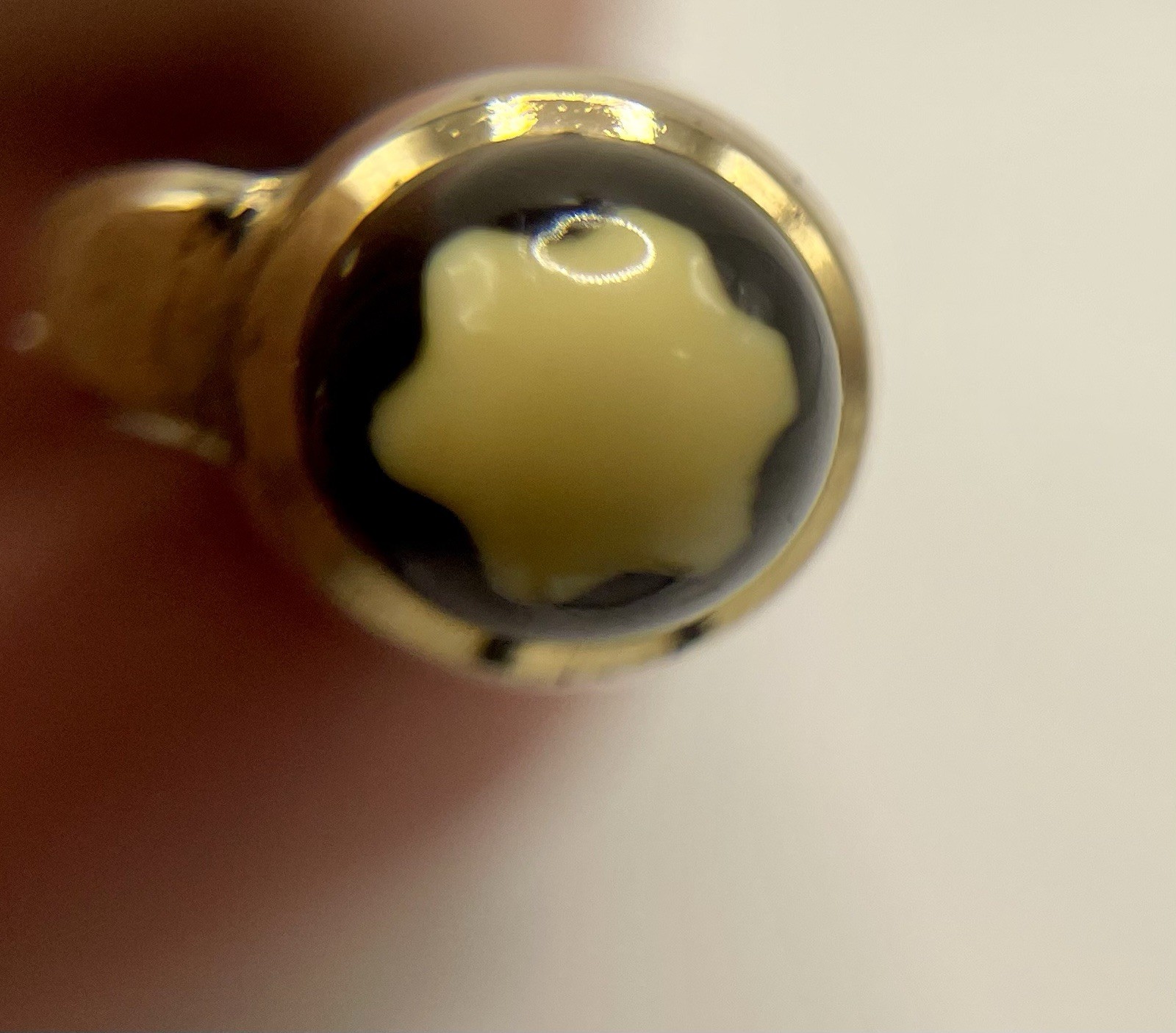 Rare 1950's MINT MONTBLANC 242 G Celluloid Fountain Pen- 14k M Nib-Restored