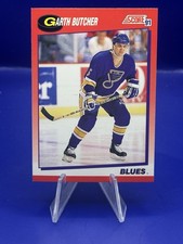 1991 Score Garth Butcher #24 (EX)