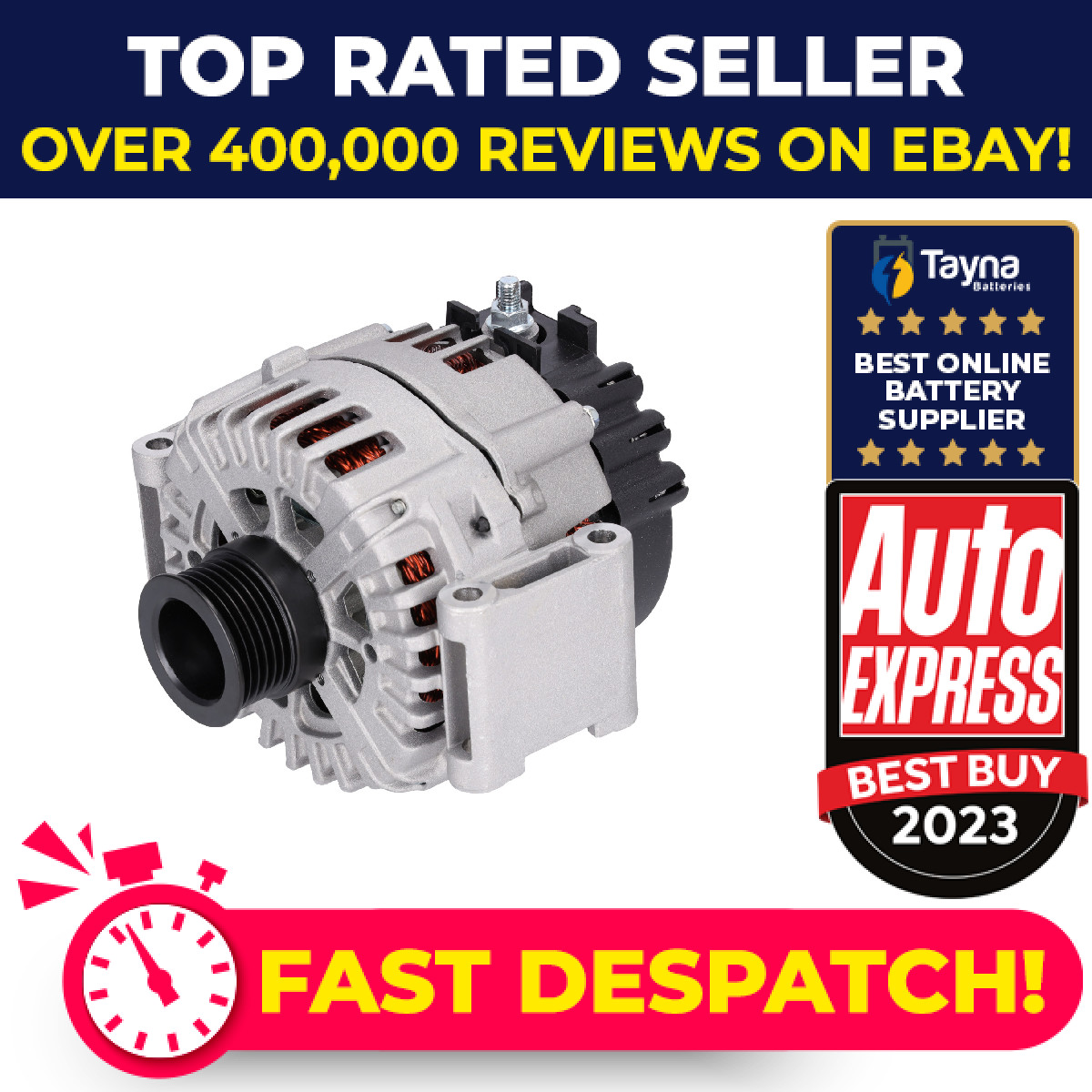 Alternator fits MERCEDES CLS250 C218, X218 2.2D 11 to 17 OM651.924 A0009067900