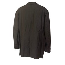 Burberry Vintage Cashmere Wool Gray Blazer 48L