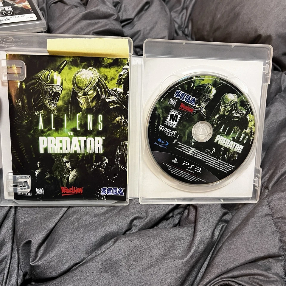 Alien vs. Predator PS3 (Sony PlayStation 3, 2010) CIB Complete & Tested VG DISC - Image 3 of 4