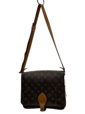 LOUIS VUITTON Shoulder Bag Cartesière GM_Monogram Canvas_BRW PVC Brown Used