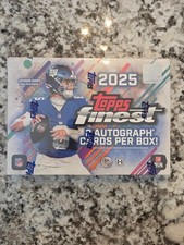 2025 Topps Finest Football Hobby Box BRAND NEW SEALED
