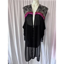 Ivy Jane Multi-Texture Festive Vest - Size Large